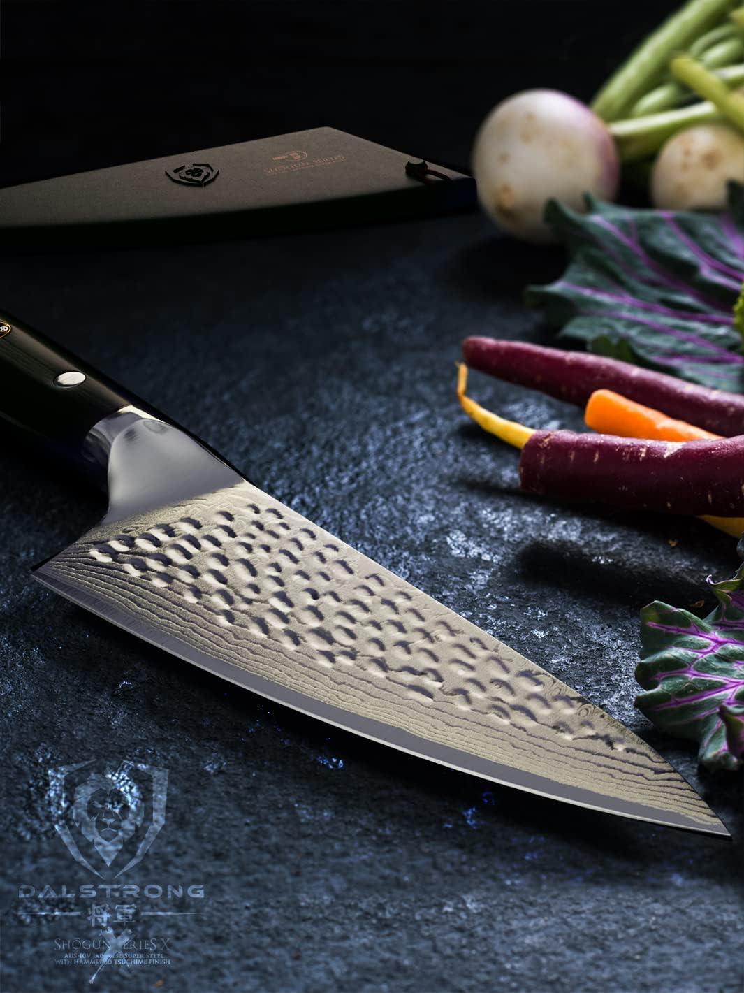 image:imageDalstrong Chef Knife 12 inch Long Blade Shogun Series ELITE Damascus Japanese AUS10V Super Steel Kitchen Knife Black G10 Handle Cooking Knife Razor Sharp Chefs Knife wSheath6 Chef