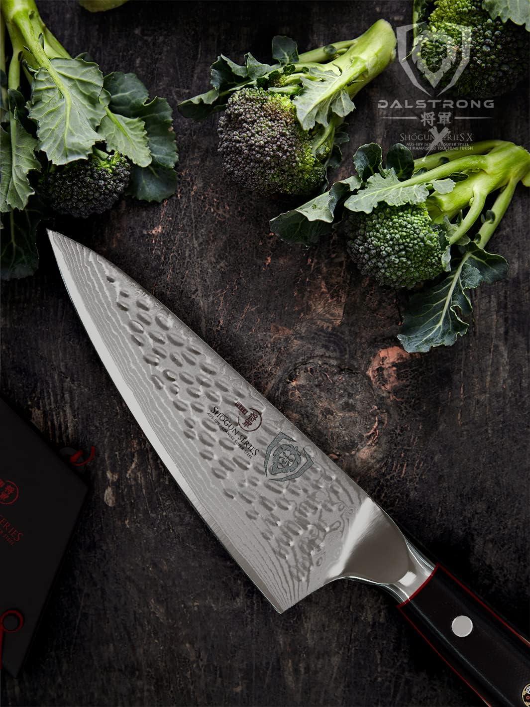 image:imageDalstrong Chef Knife 12 inch Long Blade Shogun Series ELITE Damascus Japanese AUS10V Super Steel Kitchen Knife Black G10 Handle Cooking Knife Razor Sharp Chefs Knife wSheath6 Chef