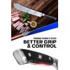 DALSTRONG Bull Nose Butcher Knife – 10 inch – Shogun Series ELITE – Japanese AUS-10V Super Steel – Vacuum Heat Treatment – with Sheath – Meat, BBQ, Breaking Knife – Kitchen Knife – BBQ, Brisket(10″ Bull Nose Butcher Knife)