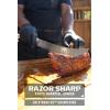 DALSTRONG Butcher Knife – 10 inch – Shogun Series ELITE – Japanese AUS-10V Super Steel – G10 Handle Cimitar Breaking Knife Gift – Vacuum Treated BBQ Brisket Knife – Sheath Included(10″)