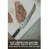 DALSTRONG Butcher Knife – 10 inch – Shogun Series ELITE – Japanese AUS-10V Super Steel – G10 Handle Cimitar Breaking Knife Gift – Vacuum Treated BBQ Brisket Knife – Sheath Included(8″)