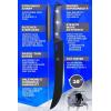 Dalstrong Butcher Knife – 10 inch Delta Wolf Series – Ultra-Thin Zero Friction Blade – HC 9CR18MOV Steel – Black Titanium Nitride Coating – Breaking Knife – G10 Camo Handle – Leather Sheath(Butcher Knife)