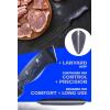 Dalstrong Butcher Knife – 10 inch Delta Wolf Series – Ultra-Thin Zero Friction Blade – HC 9CR18MOV Steel – Black Titanium Nitride Coating – Breaking Knife – G10 Camo Handle – Leather Sheath(Butcher Knife)