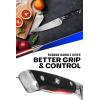 Dalstrong Chef Knife – 12 inch Long Blade – Shogun Series ELITE – Damascus – Japanese AUS-10V Super Steel Kitchen Knife – Black G10 Handle Cooking Knife – Razor Sharp Chef’s Knife – w/Sheath(7″ Chef)