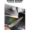 Dalstrong Chef Knife – 12 inch Long Blade – Shogun Series ELITE – Damascus – Japanese AUS-10V Super Steel Kitchen Knife – Black G10 Handle Cooking Knife – Razor Sharp Chef’s Knife – w/Sheath(9.5″ Chef)