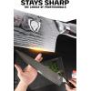 Dalstrong Chef Knife – 12 inch Long Blade – Shogun Series ELITE – Damascus – Japanese AUS-10V Super Steel Kitchen Knife – Black G10 Handle Cooking Knife – Razor Sharp Chef’s Knife – w/Sheath(12″ Chef)