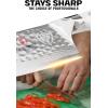 Dalstrong Chef Knife – 8 inch Blade – AUS-10V Japanese Steel – Full Tang – Black G10 Handle – Chef’s Knife – Shogun Series ELITE – Razor Sharp Kitchen – Professional Premium Sheath(Glacial White)