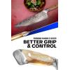 Dalstrong Chef Knife – 8 inch Blade – AUS-10V Japanese Steel – Full Tang – Black G10 Handle – Chef’s Knife – Shogun Series ELITE – Razor Sharp Kitchen – Professional Premium Sheath(Olive)