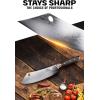Dalstrong Hybrid Cleaver & Chef Knife – 12 inch Extra-Long Blade – Shogun Series ELITE – The ‘Crixus’ – Japanese AUS-10V Super Steel Kitchen Knife – Black Handle – Razor Sharp Knife – w/Sheath(12″ Chef Knife “The Crixus” Cleaver Hybrid)