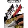 Dalstrong Professional Oyster Knife – 3.5 inch – Shogun Series Elite – Clam and Shellfish Shucking Knife – Japanese AUS-10V Super Steel – G10 Handle – Cooking Fish Kitchen Knife – Sheath Included