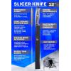 Dalstrong Slicing Knife – 12 inch – Delta Wolf Series Knife – Ultra-Thin & Zero Friction Blade – HC 9CR18MOV Steel – Black Titanium Nitride Coating – Carving Knife – G10 Camo Handle – Leather Sheath(Slicer)