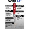 Dalstrong Tourne Peeling Paring Knife – 3 inch Bird’s Beak – Shogun Series ELITE – Damascus – Japanese Super Steel – Vacuum Treated – Sheath Included(Red)