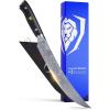 DALSTRONG Butcher Knife – 10 inch – Shogun Series ELITE – Japanese AUS-10V Super Steel – G10 Handle Cimitar Breaking Knife Gift – Vacuum Treated BBQ Brisket Knife – Sheath Included(8″)