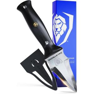 Dalstrong Professional Oyster Knife – 3.5 inch – Shogun Series Elite – Clam and Shellfish Shucking Knife – Japanese AUS-10V Super Steel – G10 Handle – Cooking Fish Kitchen Knife – Sheath Included