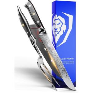 Dalstrong Ultimate Slicer Sujihiki Knife – 10.5 inch – Shogun Series ELITE – The Tokugawa – Damascus Slicing Knife – AUS-10V Japanese Super Steel Kitchen Slicer Saya – Kitchen Knife – Sheath Included(Black)