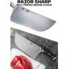 Dalstrong 7″ Butcher Meat Cleaver Knife-Gladiator Series-Razor Sharp – Forged High Carbon German Steel Giftable Kitchen Knife – Black Handle-w/Sheath- NSF Certified(9″ Ravager Cleaver)