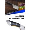 Dalstrong 7″ Butcher Meat Cleaver Knife-Gladiator Series-Razor Sharp – Forged High Carbon German Steel Giftable Kitchen Knife – Black Handle-w/Sheath- NSF Certified(4.5″ Cleaver)