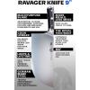Dalstrong 7″ Butcher Meat Cleaver Knife-Gladiator Series-Razor Sharp – Forged High Carbon German Steel Giftable Kitchen Knife – Black Handle-w/Sheath- NSF Certified(9″ Ravager Cleaver)