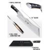 Dalstrong Annihilator Meat Cleaver Knife 14 inch – Wood Stand & Sheath – Thick Butcher Knife – 7CR17MOV Carbon Steel – Gladiator Series R – Heavy Duty Chopping Knife – G10 Handle Chef’s Knife