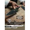 Dalstrong Chef Knife – 8 inch Blade – Premium 9CR18MOV HC Steel – Full Tang – Red Resin Handle – Chef’s Knife – Valhalla Series – Razor Sharp Kitchen – Professional Leatther Sheath(Ravenstone Black)
