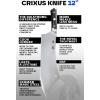 Dalstrong Chef & Cleaver Hybrid Knife – 12 inch Extra-Large – The Crixus – Gladiator Series Elite – HC German Steel – G10 Handle – Heavy Duty – w/Sheath – NSF Certified(12″)