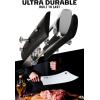 Dalstrong Chef & Cleaver Hybrid Knife – 12 inch Extra-Large – The Crixus – Gladiator Series Elite – HC German Steel – G10 Handle – Heavy Duty – w/Sheath – NSF Certified(12″)