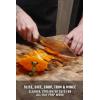 Dalstrong Chef & Cleaver Hybrid Knife – 12 inch Extra-Large – The Crixus – Gladiator Series Elite – HC German Steel – G10 Handle – Heavy Duty – w/Sheath – NSF Certified(8″)