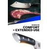 Dalstrong Chef & Cleaver Hybrid Knife – 12 inch Extra-Large – The Crixus – Gladiator Series Elite – HC German Steel – G10 Handle – Heavy Duty – w/Sheath – NSF Certified(12″)