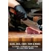 Dalstrong Chef & Cleaver Hybrid Knife – The ‘Crixus’ – 8 inch – Valhalla Series – 9CR18MOV HC Steel – Celestial Resin & Wood Handle – Razor Sharp Chef’s Knife – w/Leather Sheath(Red)