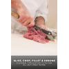 Dalstrong Chef & Cleaver Hybrid Knife – The ‘Crixus’ – 8 inch – Valhalla Series – 9CR18MOV HC Steel – Celestial Resin & Wood Handle – Razor Sharp Chef’s Knife – w/Leather Sheath(Black)