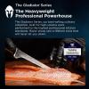 Dalstrong Fillet Knife – 7 inch Flexible Blade – Gladiator Series Elite – High Carbon German Steel – Black G10 Handle Boning Knife – w/Two Sheaths – Razor Sharp Kitchen Knife Gift – NSF Certified(7″ Fillet)