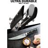 Dalstrong Fillet Knife – 7 inch Flexible Blade – Gladiator Series Elite – High Carbon German Steel – Black G10 Handle Boning Knife – w/Two Sheaths – Razor Sharp Kitchen Knife Gift – NSF Certified(6″ Fillet)