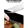 Dalstrong Santoku Knife – 7 inch – Valhalla Series – 9CR18MOV High Carbon Steel – Vegetable Knife – Celestial Resin & Wood Handle – Asian Cooking Knife – Premium Kitchen Knife Gift- w/Leather Sheath(8″ Pitmaster)