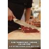 Dalstrong Slicing Knife – 12 Inch Slicer – Valhalla Series – 9CR18MOV HC Steel – Red Resin & Wood Handle – Razor Sharp – Carving, BBQ, Brisket – With Leather(Red)