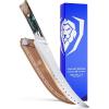 Dalstrong Butcher Knife – 10 inch – Valhalla Series – 9CR18MOV HC Steel Kitchen Knife – Celestial Resin & Wood Handle – Razor Sharp Breaking Knife Gift- Heavy Duty – BBQ Meat Slicer – w/Leather Sheath(Butcher)