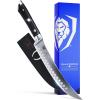 Dalstrong Butcher Knife 12 inch Carving Knife – Forged High-Carbon German Steel – Sheath – Gladiator Series Elite – Meat Cutting Brisket Knife – Razor Sharp Set Meat Kitchen Knife – NSF(8″)