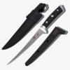Dalstrong Fillet Knife – 7 inch Flexible Blade – Gladiator Series Elite – High Carbon German Steel – Black G10 Handle Boning Knife – w/Two Sheaths – Razor Sharp Kitchen Knife Gift – NSF Certified(7″ Fillet)
