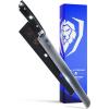 Dalstrong Serrated Bread Knife – 10 inch – Gladiator Series Elite – Forged High-Carbon German Steel – G10 Handle Kitchen Knife – Sheath Included – Razor Sharp Slicer – Slicing Knife – NSF Certified(10″)