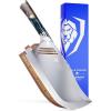 Dalstrong Valhalla Series 7 Inch HC Steel Meat Cleaver – Razor Sharp Knife – Celestial Resin & Wood Handle – Heavy Duty Slicer – Leather Sheath(9″ Ravager Cleaver)