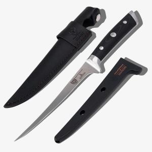 Dalstrong Fillet Knife – 7 inch Flexible Blade – Gladiator Series Elite – High Carbon German Steel – Black G10 Handle Boning Knife – w/Two Sheaths – Razor Sharp Kitchen Knife Gift – NSF Certified(7″ Fillet)