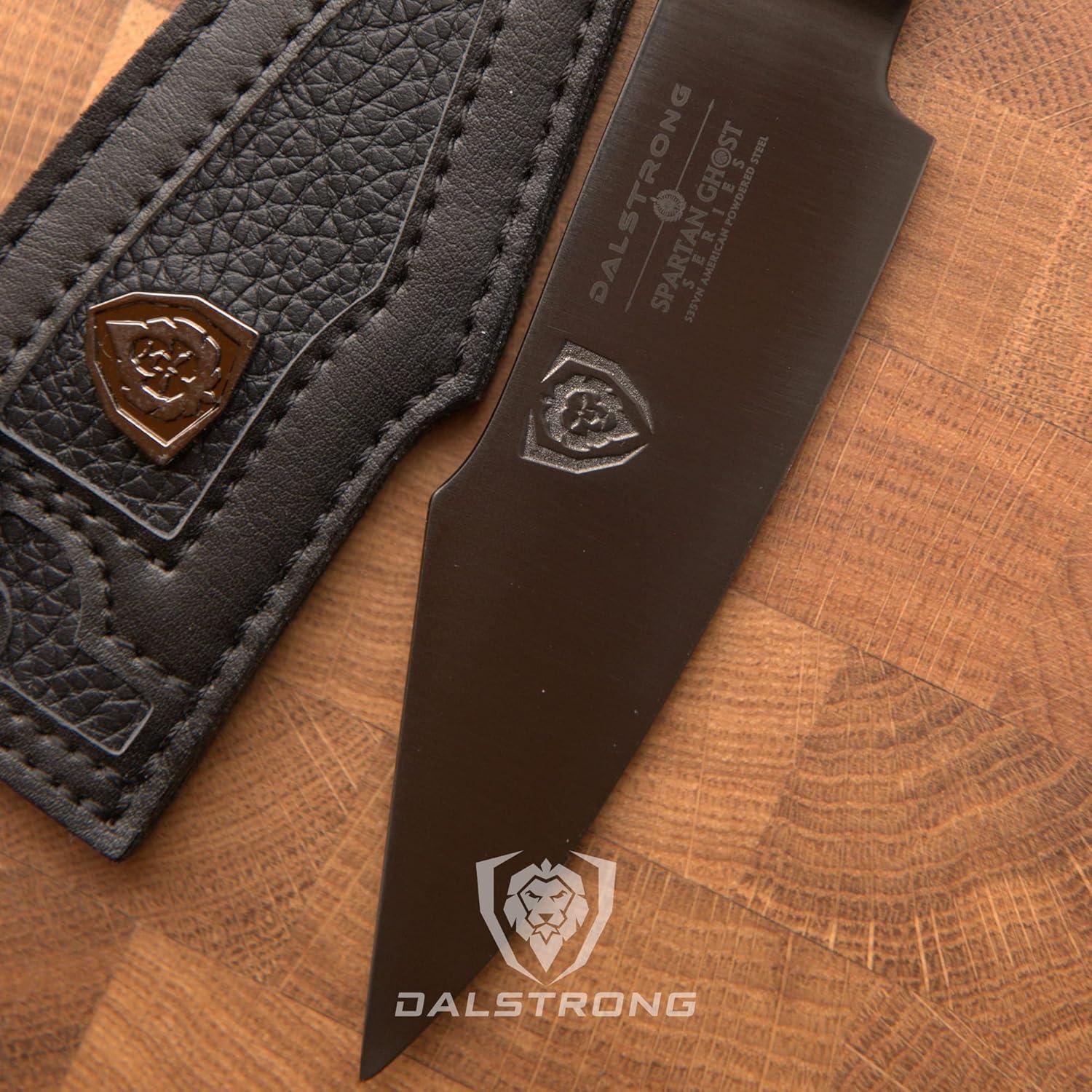 image:imageDalstrong Chef Knife 8 inch Spartan Ghost Series American Forged S35VN Powdered Steel Kitchen Knife Maple amp Red Resin Handle Razor Sharp Cooking Knife Sheath Included4 Paring Knife