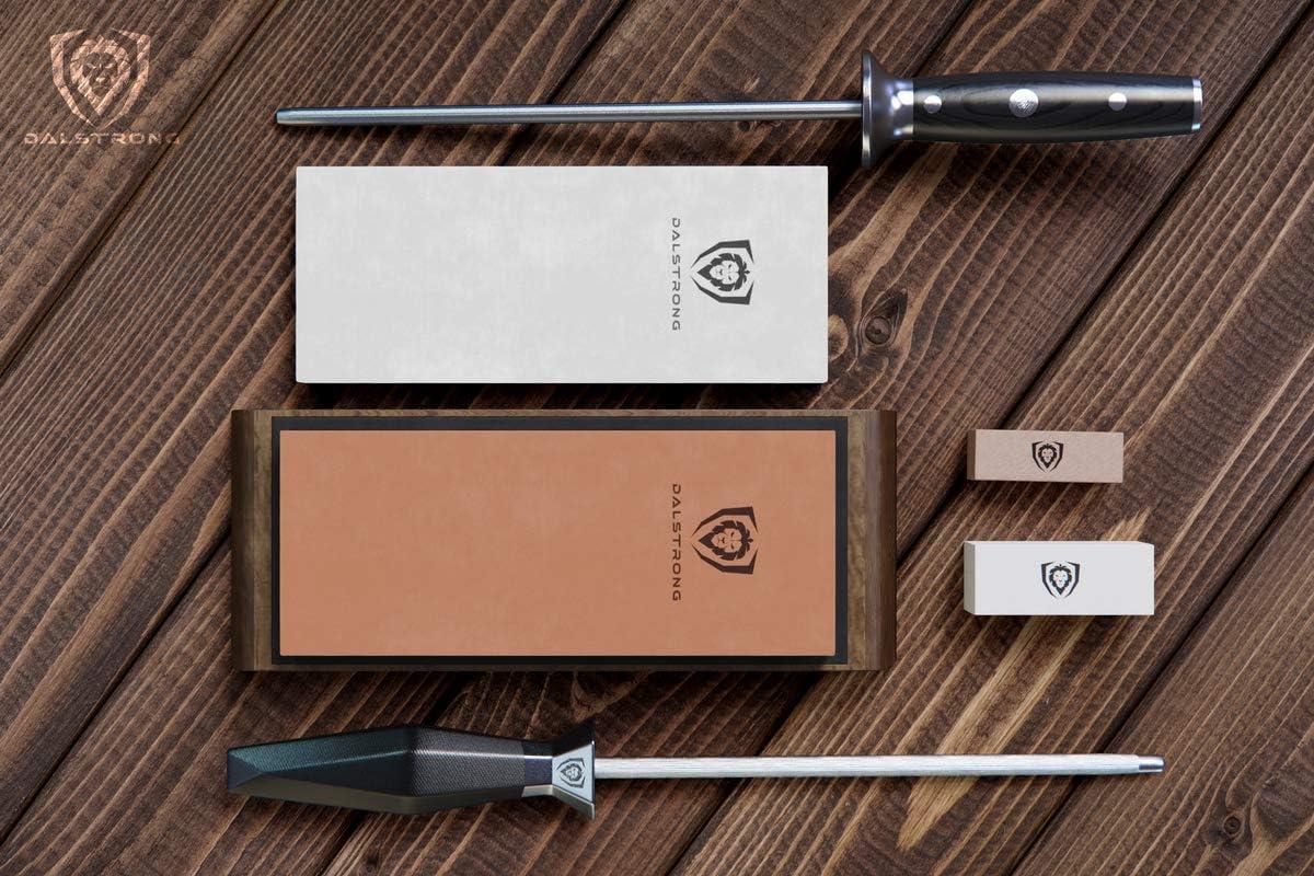 image:imageDalstrong Slicing Knife 12 inch Shadow Black Series Marauder Red Edition Red NonStick Coating High Carbon 7CR17MOVX Vacuum Treated Steel Carving Knife Kitchen Knife Slicer SheathBlack Titanium