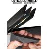 DALSTRONG Cheese Knife Set – 4-Piece – Shadow Black Series – Black Titanium Nitride Coated – High Carbon – 7CR17MOV-X Vacuum Treated Steel Cheese Knives Set – Sheath – Soft Hard Cheese – NSF Certified