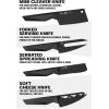 DALSTRONG Cheese Knife Set – 4-Piece – Shadow Black Series – Black Titanium Nitride Coated – High Carbon – 7CR17MOV-X Vacuum Treated Steel Cheese Knives Set – Sheath – Soft Hard Cheese – NSF Certified