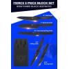 Dalstrong 12-piece Professional Knife Block Set – Shadow Black Series – Black Titanium Nitride Coated – High-Carbon Stainless Steel Knife Set with Block – NSF Certified Premium Kitchen Set(5 Piece Set)