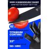 Dalstrong 12-piece Professional Knife Block Set – Shadow Black Series – Black Titanium Nitride Coated – High-Carbon Stainless Steel Knife Set with Block – NSF Certified Premium Kitchen Set(5 Piece Set)