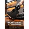 Dalstrong 9″ Meat Cleaver – Shadow Black Series, Black Titanium Nitride Coated, High Carbon Vacuum Treated Steel, w/Sheath, Massive Razor Sharp Kitchen Knife Gift, NSF Certified(9″)