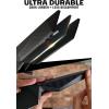 Dalstrong BBQ Pitmaster 9-inch Meat Knife – Shadow Black Series – Black Titanium Nitride Coated – High Carbon – Vacuum Treated Steel – Razor Sharp Kitchen Knife – Sheath – NSF Certified(Black)