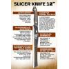 Dalstrong Curved Fillet Boning Knife 6”- Barbarian Series – Premium Swedish 14C28N High Carbon Stainless Steel – Black Brown Wood Handle Knife – Professional Fillet Knife- Sheath Included(12″)