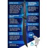 Dalstrong Gut Hook Fish Knife for Filleting and Cleaning – 5” – Night Shark Series – 7CR17MOV High Carbon Steel – Titanium Coated Blade- Polypropylene Handle – w/Sheath – NSF Certified(10 inch Butcher)